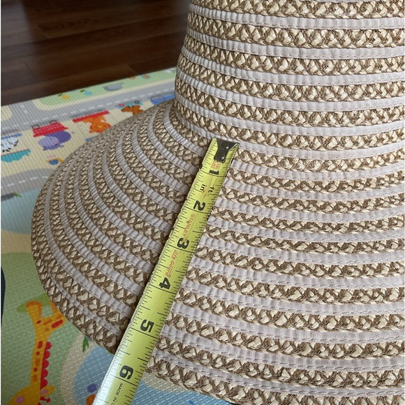Eric Javits Hampton Natural Squishee Wide Brim Sun Hat Packable 50+ UPF Beach. - Picture 5 of 16